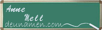 Anne Mell Visitenkarte